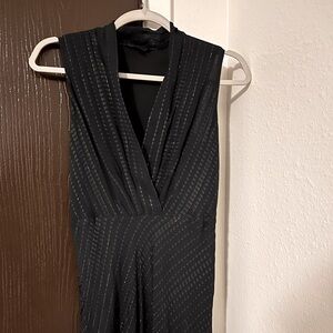 Black and Gold Sparkly Party Dress